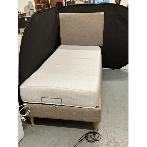 345 - COOLPLUS ELECTRIC SINGLE BED COMPLETE WITH HEADBOARD