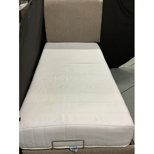 345 - COOLPLUS ELECTRIC SINGLE BED COMPLETE WITH HEADBOARD