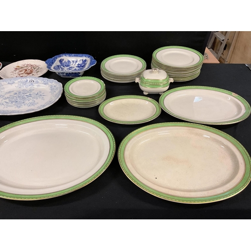 359 - 2 BOXES OF CHINA TO INCLUDE VICTORIAN PART DINNER SERVICE SOME A/F  SPODE ETC -