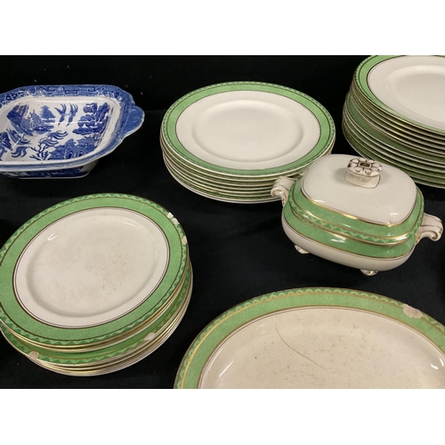 359 - 2 BOXES OF CHINA TO INCLUDE VICTORIAN PART DINNER SERVICE SOME A/F  SPODE ETC -