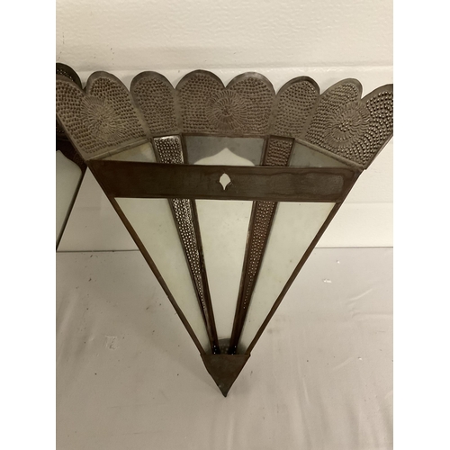 364 - SET OF 4 INDIAN STYLE LAMP SHADES