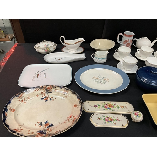 382 - 2 BOXES OF CHINA TO INCLUDE DENBY, SPODE ETC