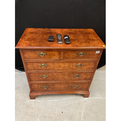 420 - WALNUT VENEERED TV CABINET H37