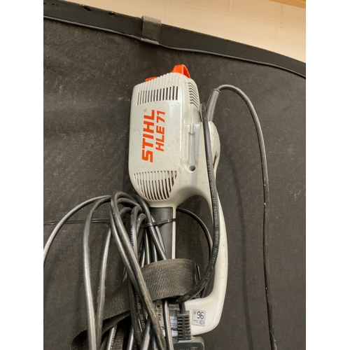 9 - STIHL HLE71 ELECTRIC LONG REACH HEDGECUTTER