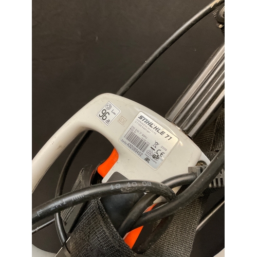 9 - STIHL HLE71 ELECTRIC LONG REACH HEDGECUTTER