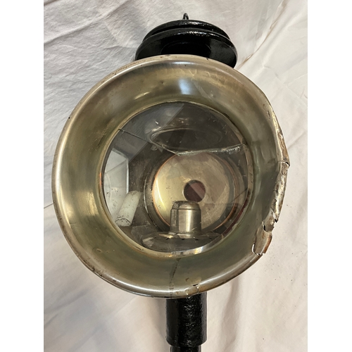 50 - VICTORIAN CAST CARRIAGE LAMP H23”