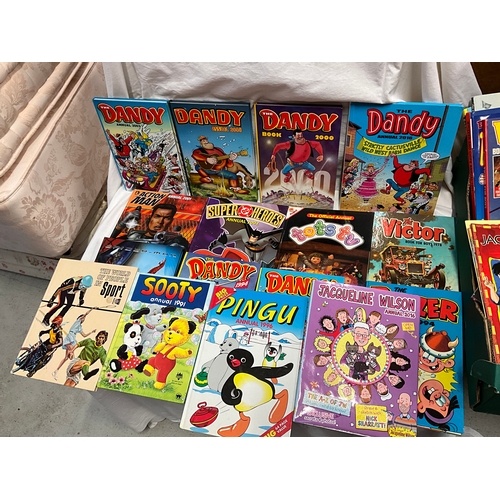 69 - BOX OF CHILDRENS BOOKS, ANNUALS AND MAGAZINES