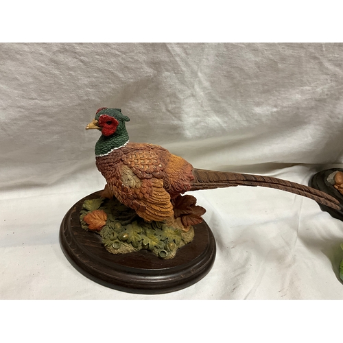 80 - RESIN BIRDS ETC COUNTRY ARTISTS