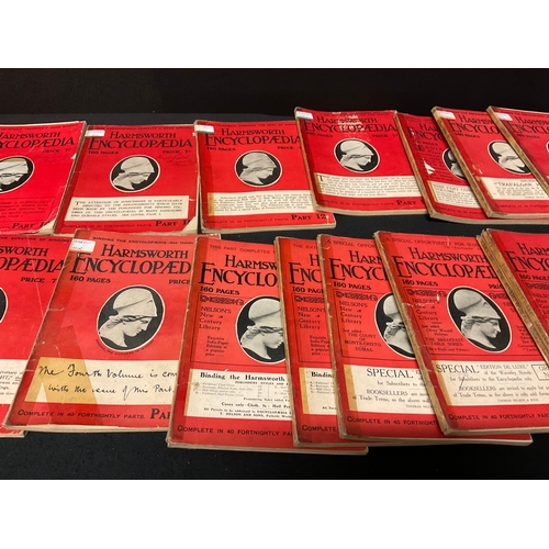 141 - BOX OF HARMSWORTH ENCYCLOPEDIA’S - APPROX 34