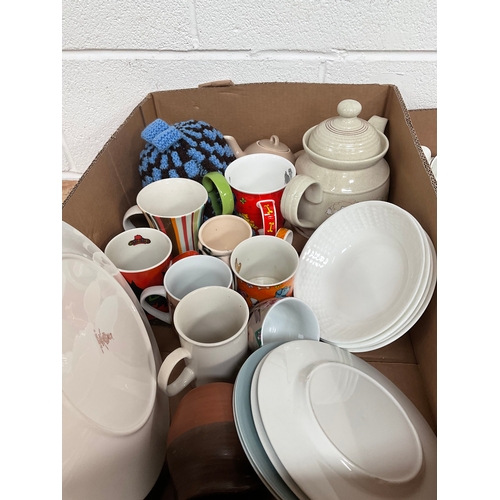 146 - 4 BOXES OF CHINA TO INCLUDE ROYAL GRAFTON, ROYAL DOULTON PAVANNE DINNERWARE (SECONDS), ROYAL DOULTON... 