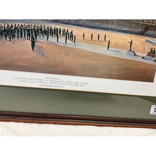 94 - LIMITED EDITION PRINT THE FINALE 266 OF 500 MASSED BANDS AND BUGLES 20x28