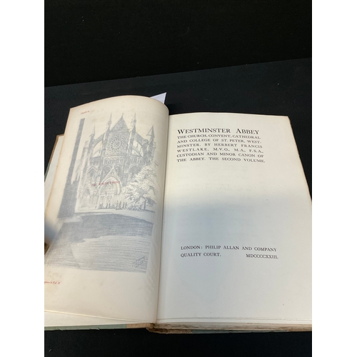 157 - 2 VINTAGE BOOKS ON WESTMINSTER ABBEY