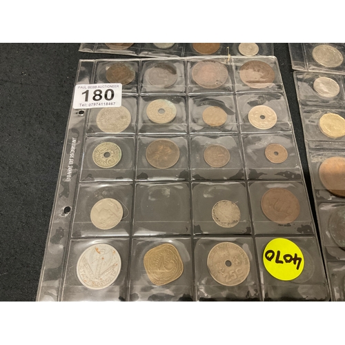 180 - QTY OF COINS AND TOKENS