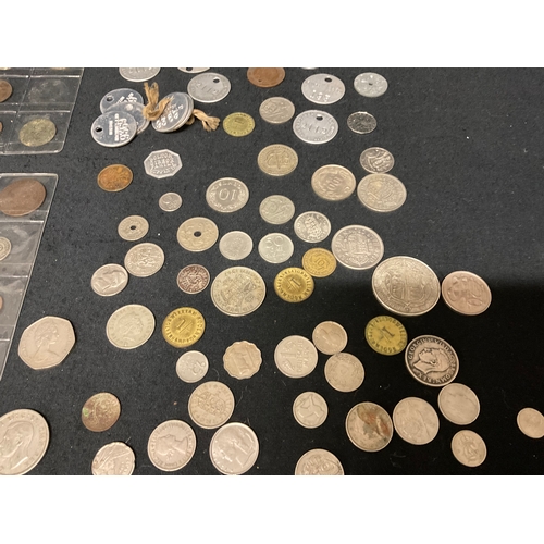 180 - QTY OF COINS AND TOKENS