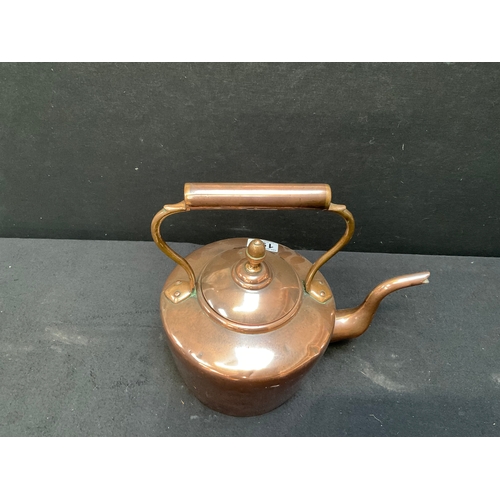 191 - VICTORIAN COPPER KETTLE