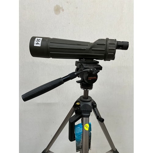 304 - PRISMATIC D-60MM SPOTTING SCOPE ON VANGUARD VT-550 FOLDING TRIPOD