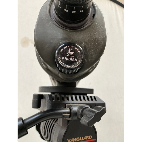 304 - PRISMATIC D-60MM SPOTTING SCOPE ON VANGUARD VT-550 FOLDING TRIPOD