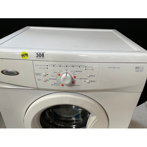 308 - WHIRLPOOL 5KG AUTOMATIC WASHING MACHINE