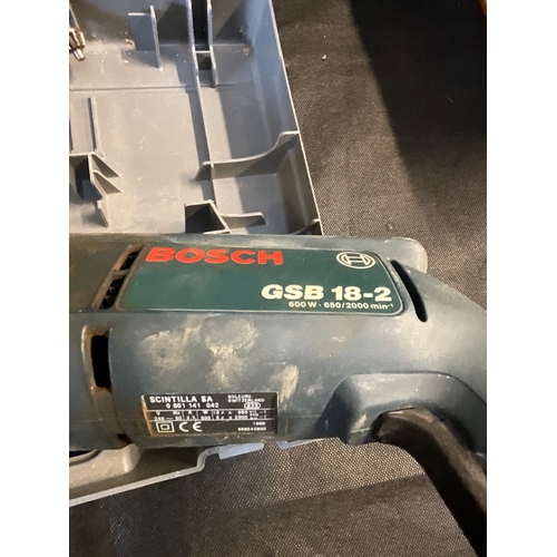 6 - BOSCH POWER DRILL GSB 18-2 AND A RYOBI CIRCULAR SAW