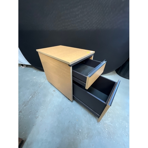 15 - TWO DRAWER OFFICE CABINET - NO KEY H22