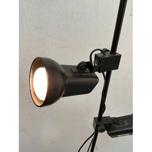 37 - MODERN TWIN  ADJUSTABLE SPOTLIGHT H58”