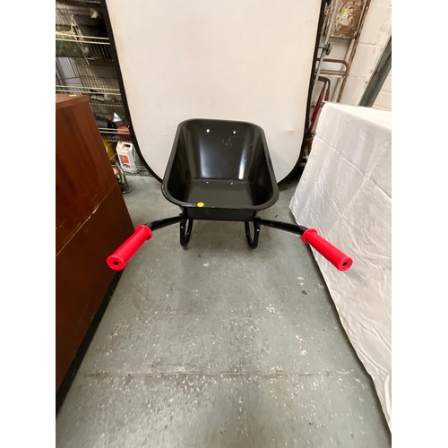 42 - METAL WHEELBARROW AS NEW