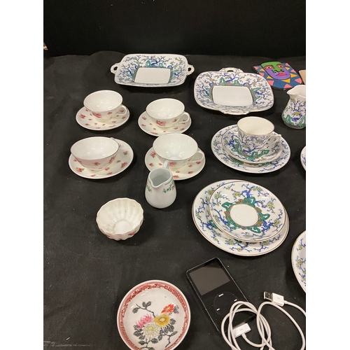 67 - ASSORTED CHINA TO INCLUDE ROYAL STAFFORD, ROYAL DOULTON, ORIENTAL ETC