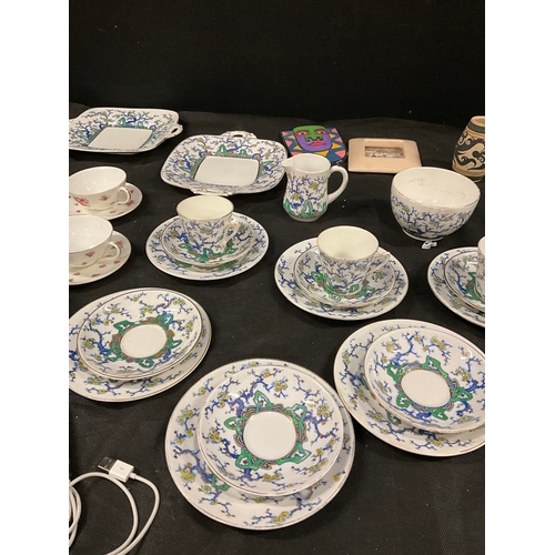 67 - ASSORTED CHINA TO INCLUDE ROYAL STAFFORD, ROYAL DOULTON, ORIENTAL ETC