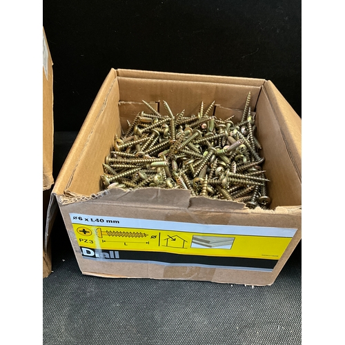 77 - QUANTITY OF BOXED NEW SCREWS