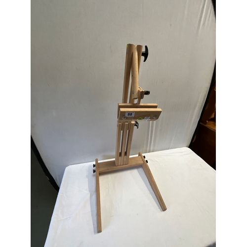 88 - ARTIST CLAMP EASEL EXTENDED HEIGHT 42”