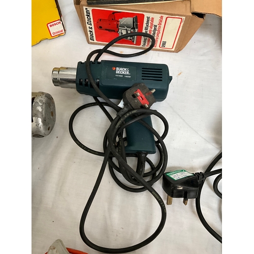 103 - QUANTITY OF POWER TOOLS TO INCLUDE DRILLS, BOSCH PLANER ETC