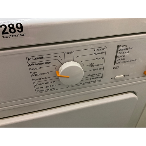 289 - MIELE TUMBLE DRYER