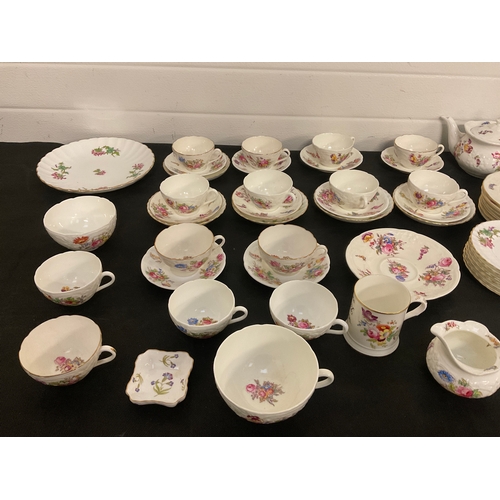 327 - BOX OF COALPORT CHINA TEA WARE