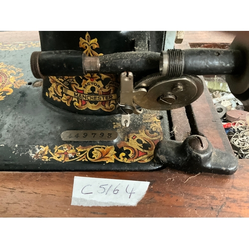 365 - VINTAGE JONES ELECTRIC SEWING MACHINE A/F