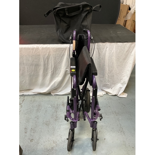 372 - DAYS FOLDING LIGHT WEIGHT WHEEL CHAIR