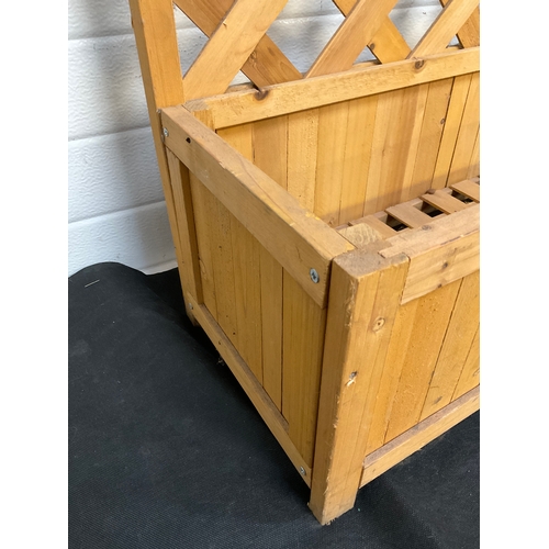 435 - GARDEN TRELLIS PLANTER H53”W36”D12”