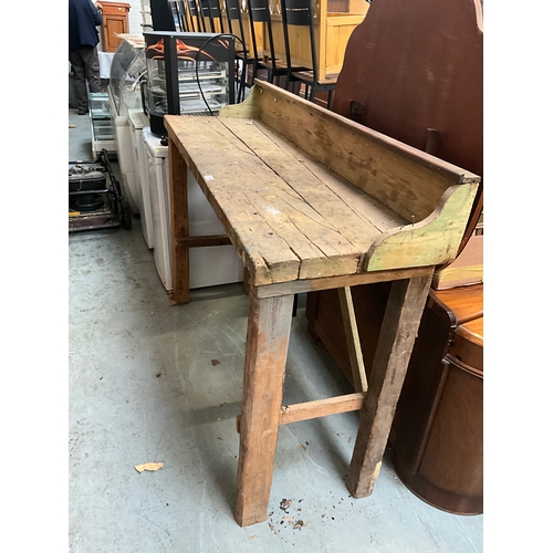 458 - LARGE WORKSHOP WORK BENCH H45” W61” D20”