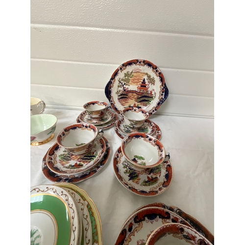 30 - ASSORTMENT OF PART CHINA TEASETS TO INCLUDE FOLEY, PARAGON ETC