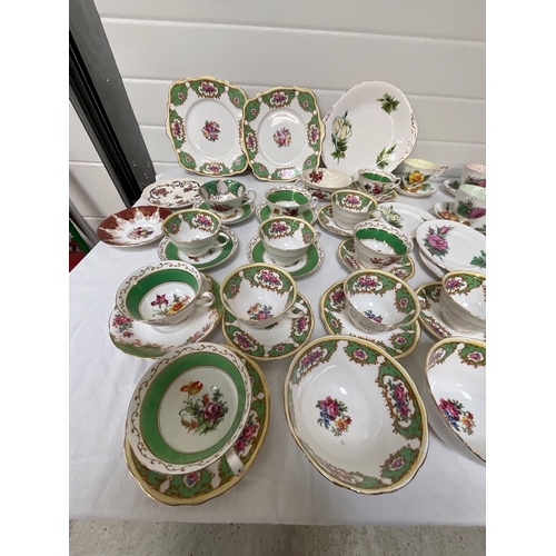 30 - ASSORTMENT OF PART CHINA TEASETS TO INCLUDE FOLEY, PARAGON ETC