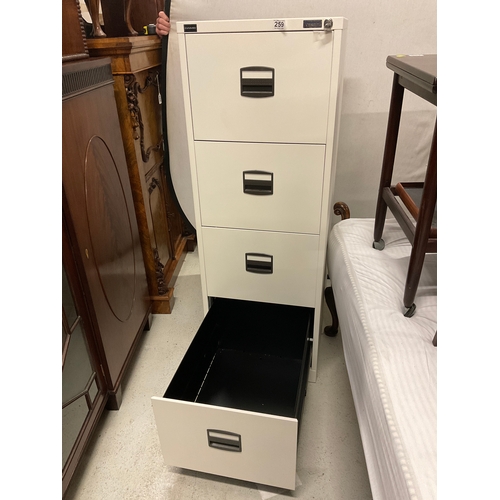 259 - CHRISBEON 4 DRAWER METAL FILING CABINET