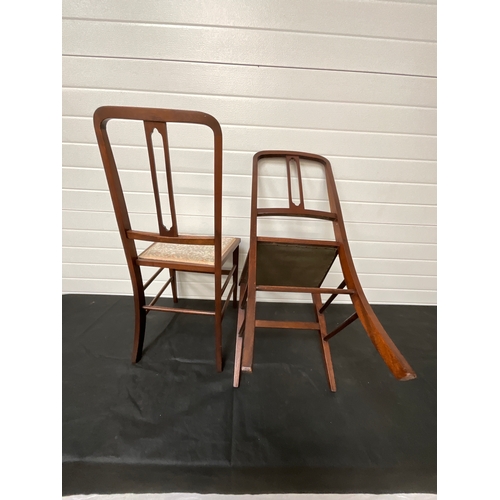 139 - PAIR OF EDWARDIAN BEDROOM CHAIRS