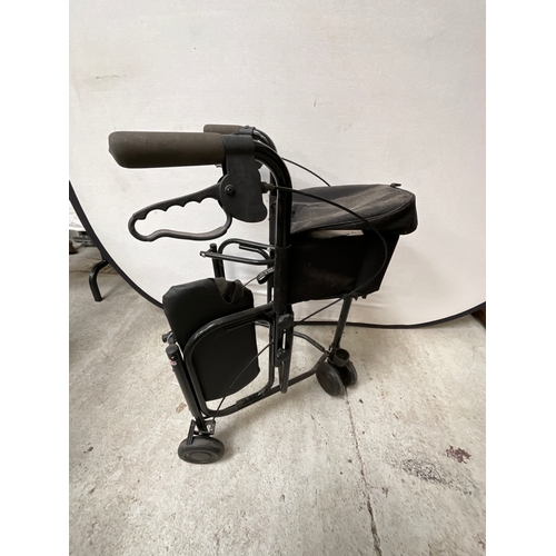 141 - UNISCAN WALKING FRAME SHOPPER WITH GUIDE