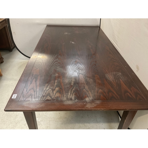 318 - MODERN OAK DINING TABLE H30”W78”D40”