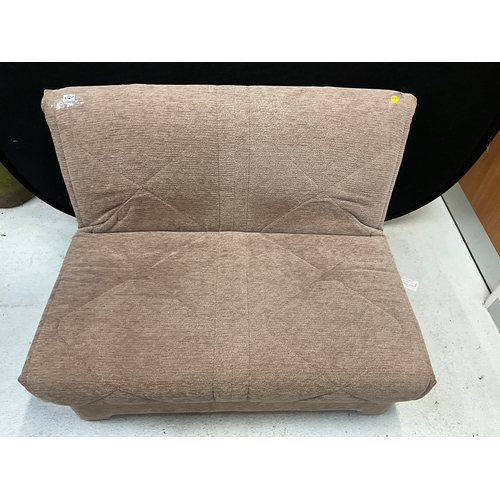 334A - BROWN FABRIC SOFA BED