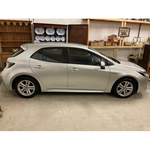 363 - SILVER TOYOTA COROLLA ICON TECH HEV CVT HYBRID CAR 4 DOOR 1798CC REGISTERED 2020 - MOT TILL 16TH MAR... 