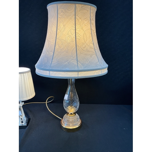 1 - 3 ELECTRIC TABLE LAMPS TO INCLUDE ONYX EXAMPLE ETC