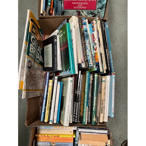 13 - 6 BOXES OF BOOKS