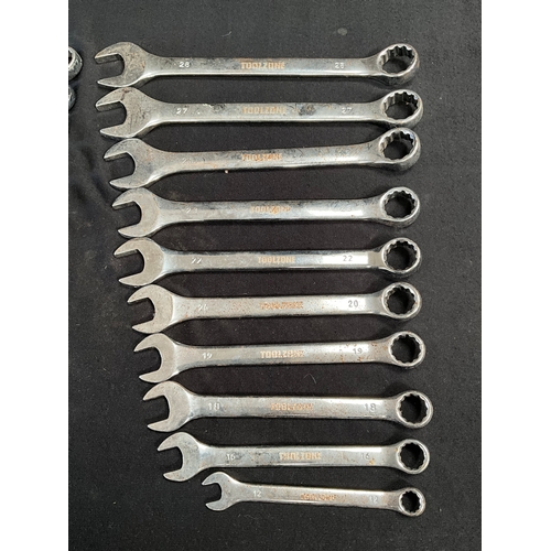 25 - QTY OF SPANNERS OF VARIOUS SIZES