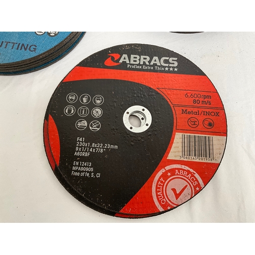 31 - QTY METAL CUTTING DISCS X 20 - 230m