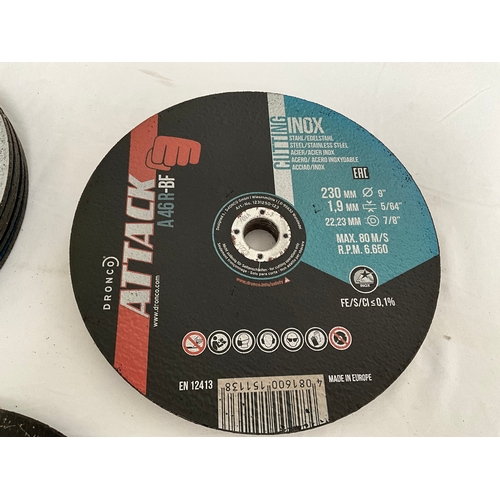 31 - QTY METAL CUTTING DISCS X 20 - 230m